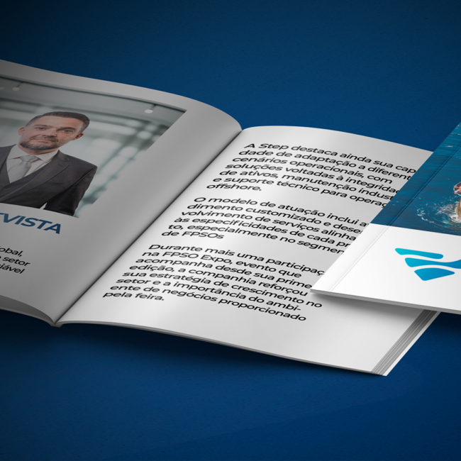 Destaque na Revista Oil & Gas Brasil: STEP reforça liderança e foco na eficiência operacional no mercado de FPSOs
